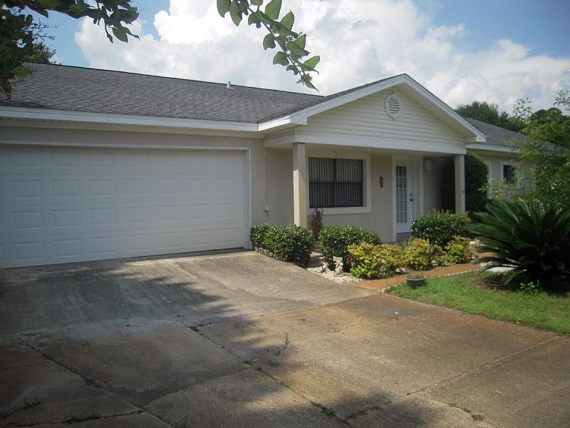 Driveway and garage