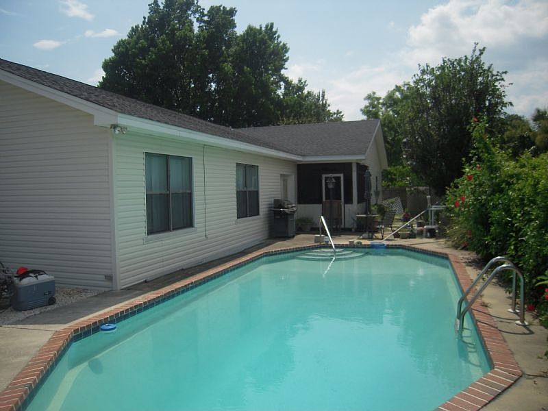 Pool and back of the house