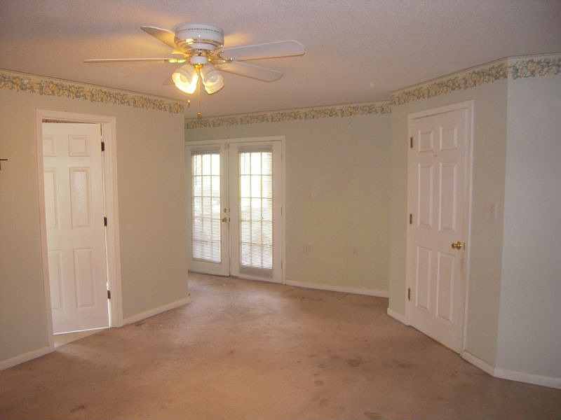 Bedroom with French doors